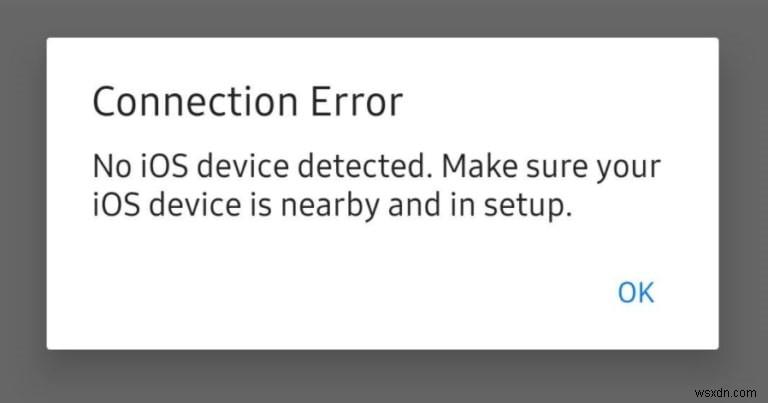 Resolve  No iOS Device Detected  Errors in Move to iOS - 5 Proven Fixes