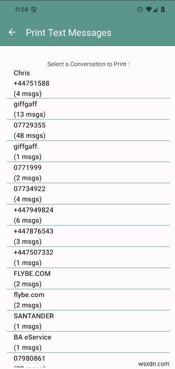 Top Apps for Printing iPhone & Android Text Messages