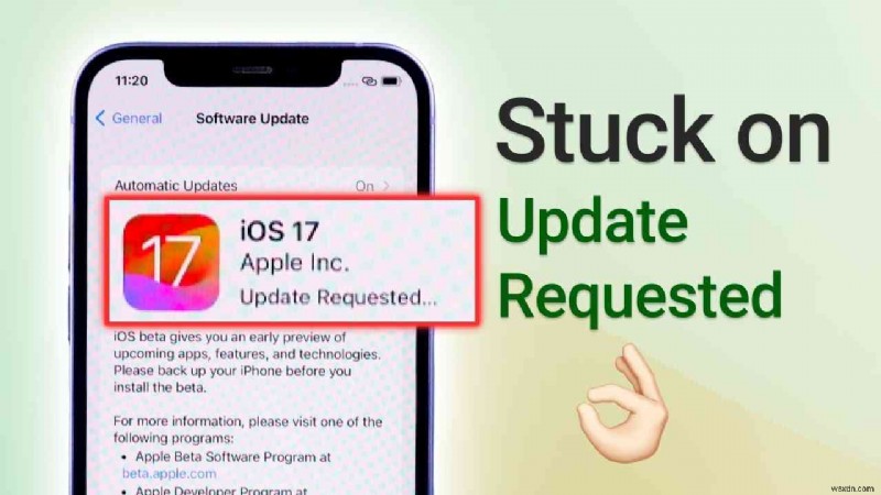 How to Fix iPhone Stuck on  Update Requested  – Quick Steps