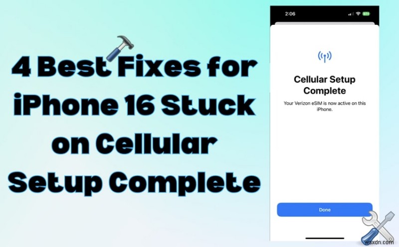 Fix iPhone 17 Stuck on Cellular Setup Complete Screen – 4 Proven Solutions
