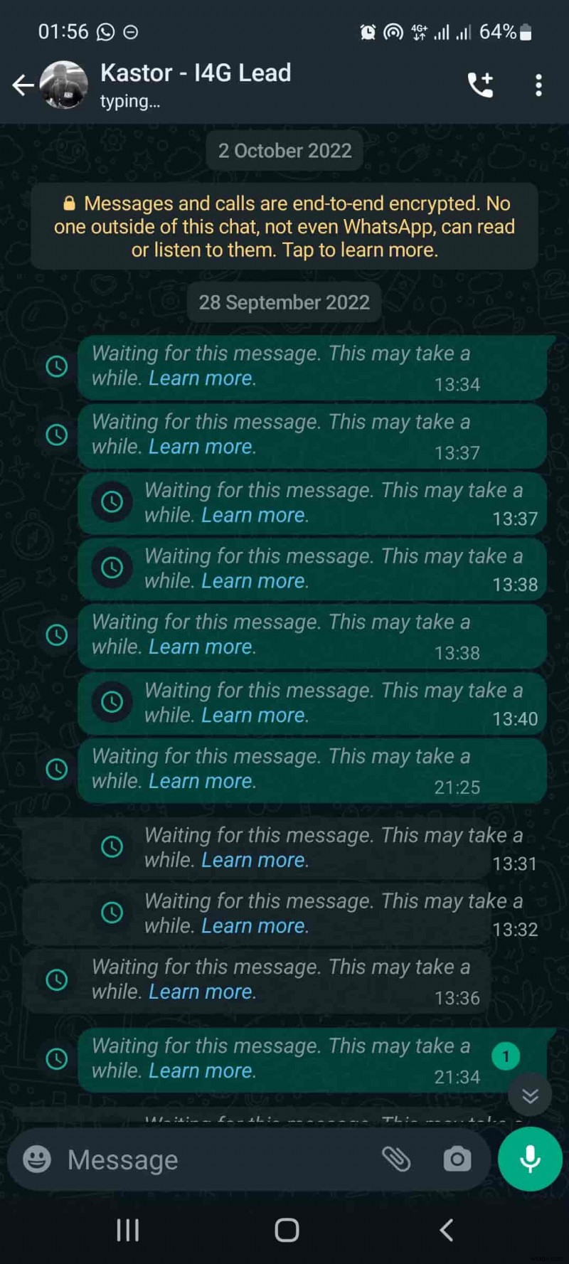 Resolve WhatsApp  Message Pending  Errors Quickly