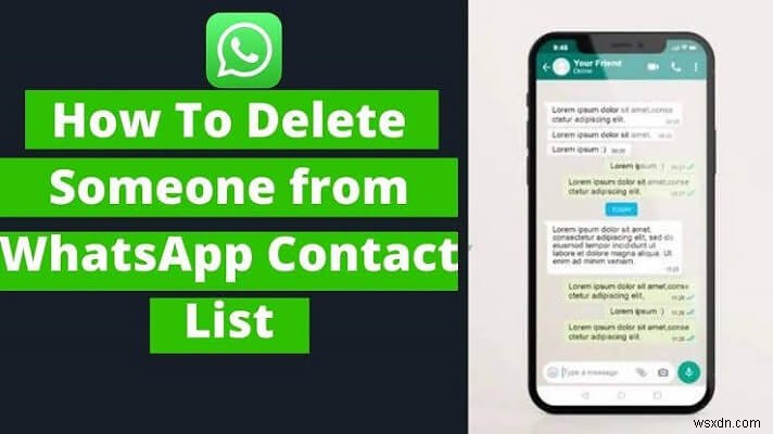 Delete Contacts from WhatsApp While Keeping Them in Your Phone’s Address Book