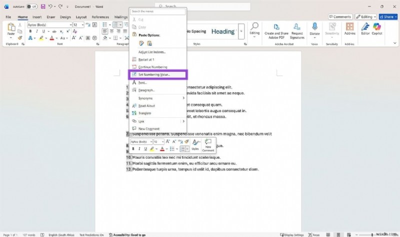 How to Reset Numbering in Microsoft Word: 4 Simple Methods