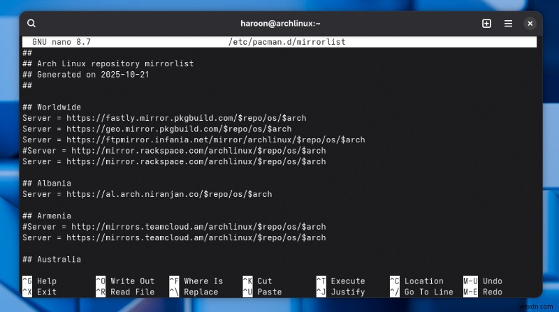 Mastering Arch Linux Mirrorlist Updates: A Step‑by‑Step Guide