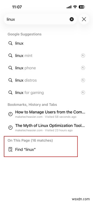 How to Quickly Find Text on Any Webpage Using Your iPhone