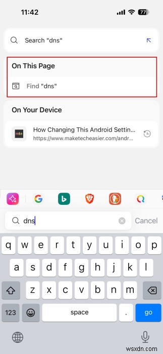 How to Quickly Find Text on Any Webpage Using Your iPhone