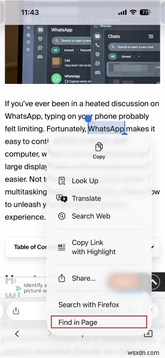 How to Quickly Find Text on Any Webpage Using Your iPhone