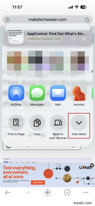 How to Quickly Find Text on Any Webpage Using Your iPhone