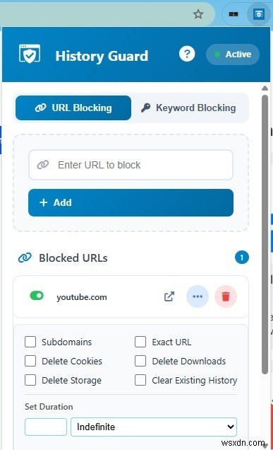 Secure Your Browsing: Disable History Tracking for Selected Websites