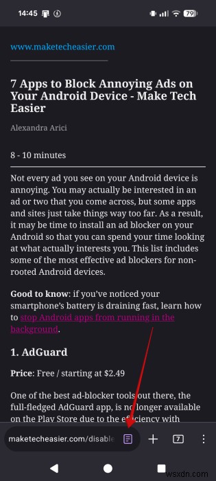 Force Reader Mode on All Webpages to Eliminate Ads & Enhance Focus