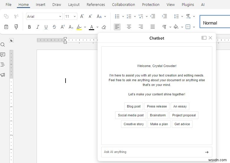 Accelerate Document Creation with ONLYOFFICE Desktop Editors AI Integration