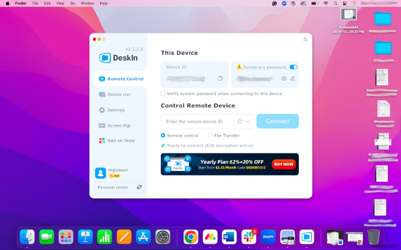 DeskIn Remote Desktop: Seamless Multi‑Device Access for Professionals