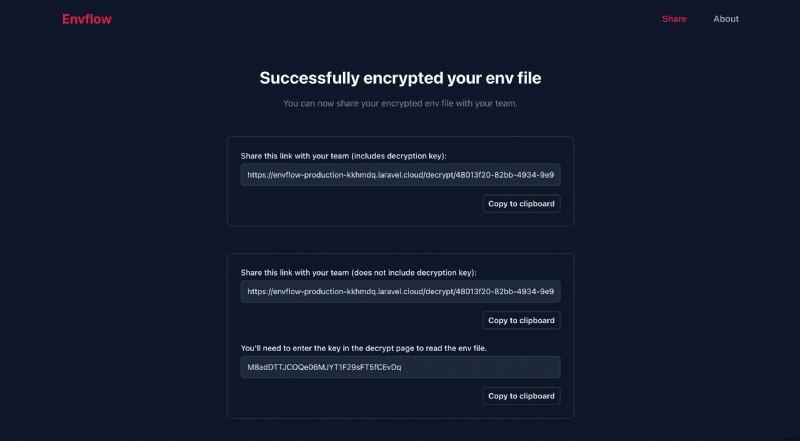 Building Envflow: Securely Sharing Environment Variables with Laravel & Upstash Redis