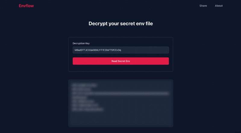 Building Envflow: Securely Sharing Environment Variables with Laravel & Upstash Redis