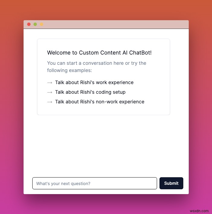 Build a Custom AI Chatbot with LangChain, Faiss, and Next.js – A Practical Guide