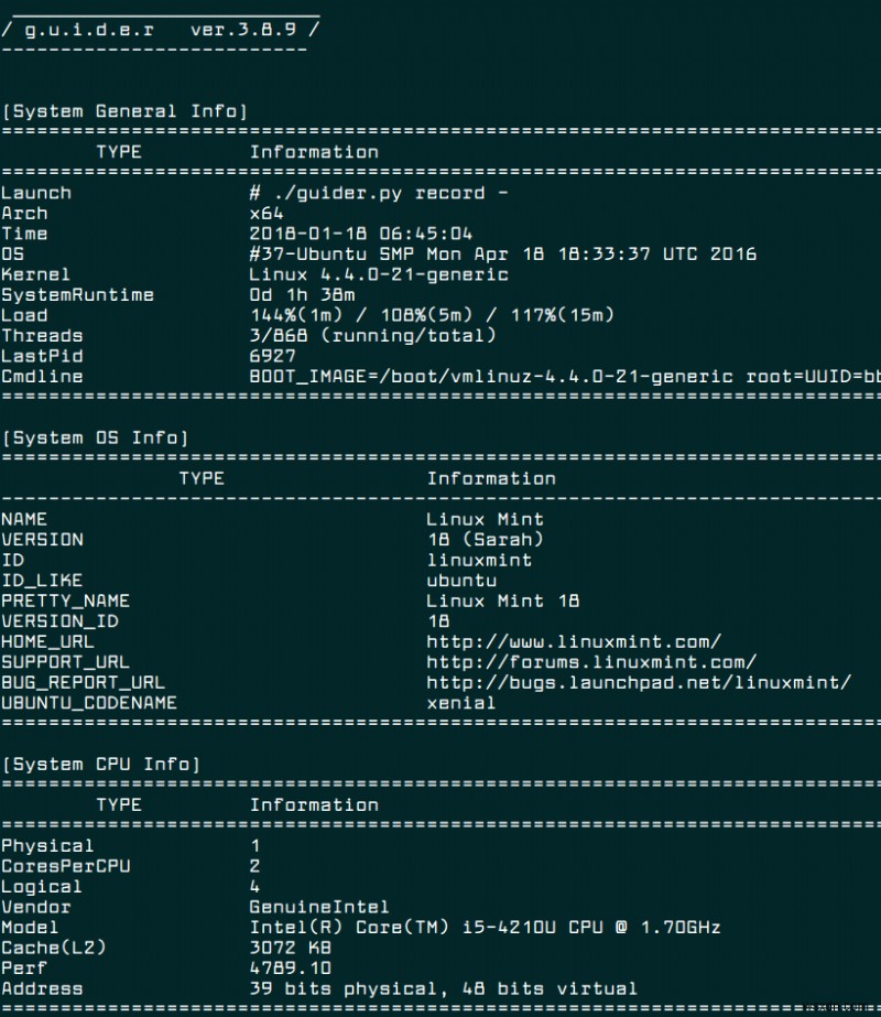 Guider – The Ultimate Linux System Performance Analyzer