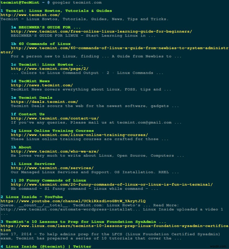 Googler: Command‑Line Google Search from Your Linux Terminal