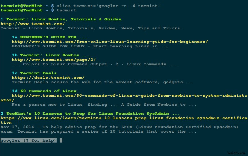 Googler: Command‑Line Google Search from Your Linux Terminal