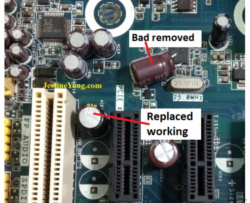 Replacing a Bulging Capacitor on a Desktop Motherboard: A Step-by-Step Guide