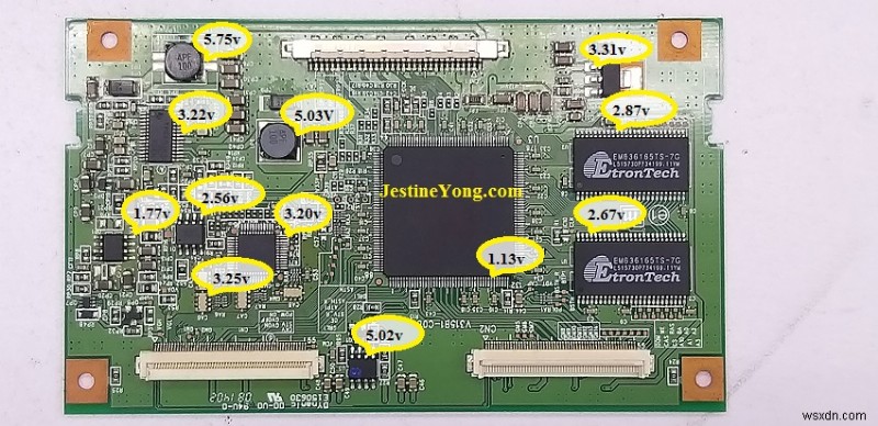Comprehensive Guide to Multiple DC Voltage Test Points on a Mainboard