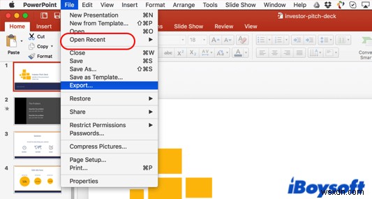 How to Quickly Recover Unsaved or Deleted PowerPoint Files on Mac
