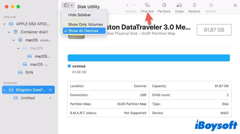How to Fix the  Writable Disk is Required  Error When Erasing a USB Drive (Error -69772)