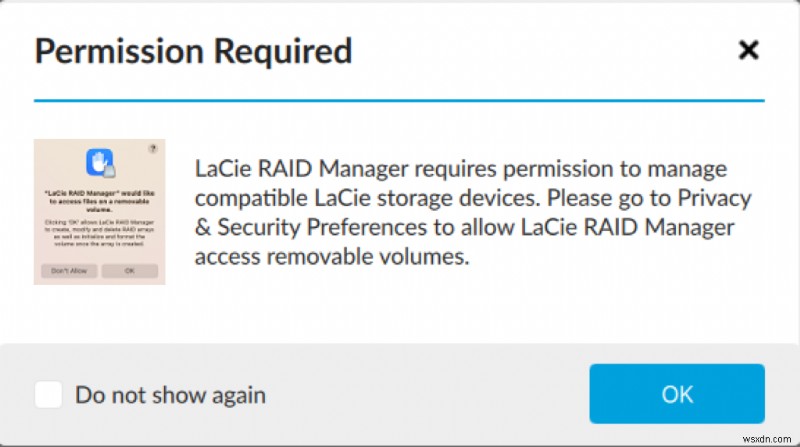 Resolve macOS Sonoma Alert:  App Would Like to Access Files on a Removable Volume 