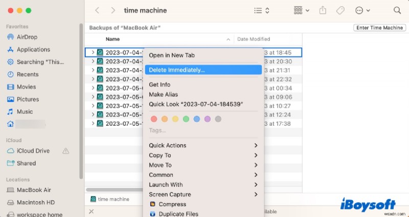 Resolve Time Machine Couldn t Complete the Backup Errors on macOS Sonoma, Ventura, and Sequoia