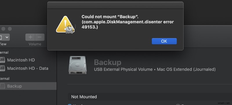 Fixing the com.apple.DiskManagement.disenter Error 49153 on macOS: Step-by-Step Guide
