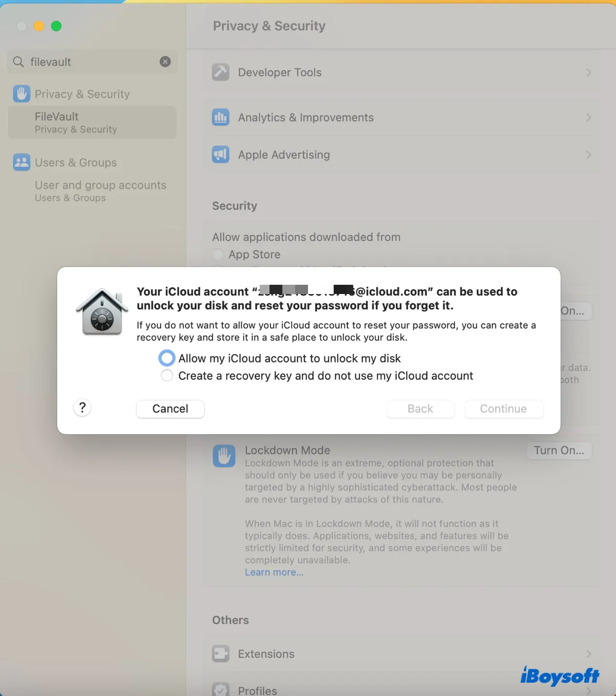 How to Find and Use Your FileVault Recovery Key on Intel and M1 Macs