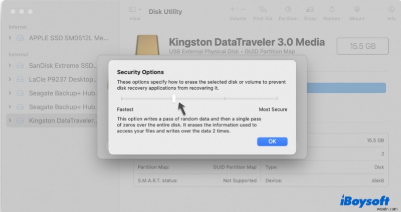 Fix macOS Disk Utility Error 69760: Unable to write to the last block of the device