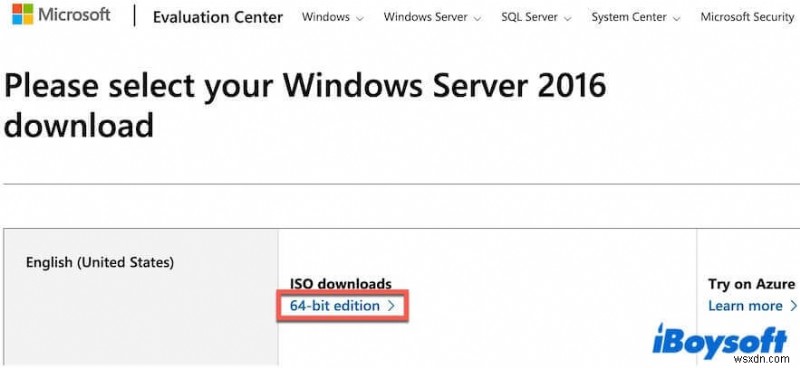 Free Windows Server 2016 ISO – Full, Official Download