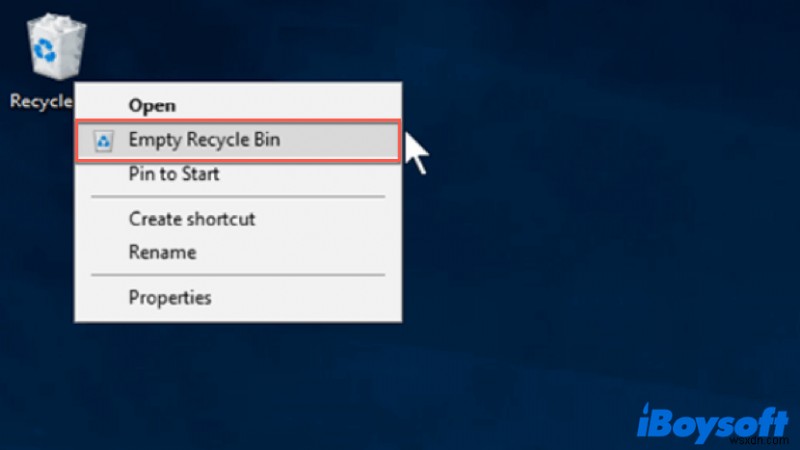 5 Reliable Ways to Empty the Recycle Bin on Windows 10
