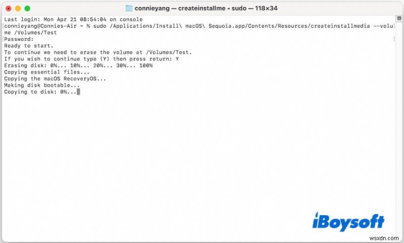 How to Resolve the Making Disk Bootable Stuck Issue When Creating a macOS Bootable USB
