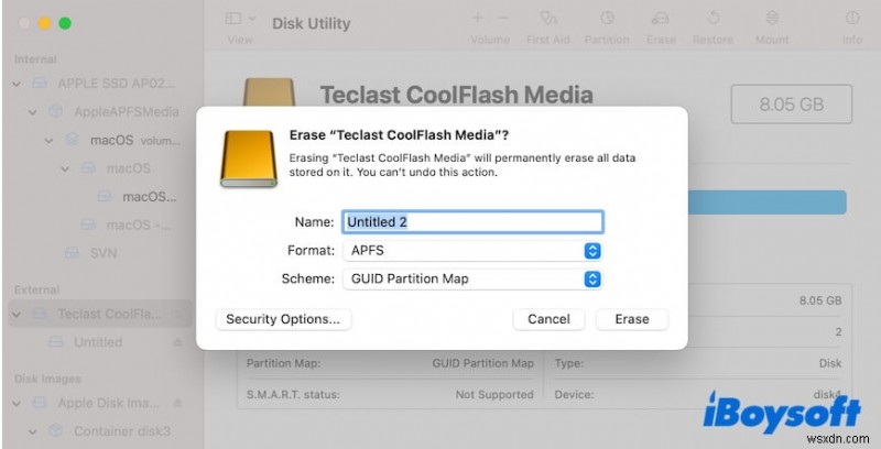 Resolve the Chosen Size Not Valid for Chosen File System Error (-69850) on macOS