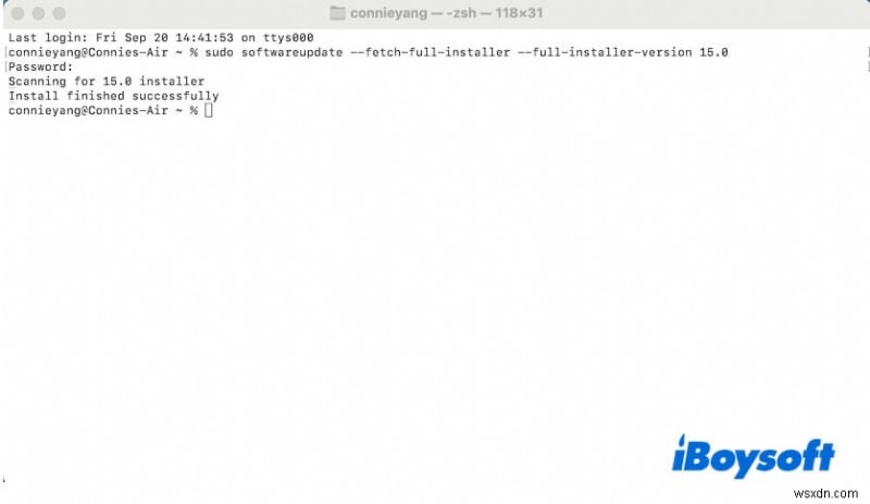 Resolve the  Failed to Personalize Software Update  Error When Updating to macOS Sequoia