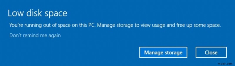 How to Resolve Low Disk Space Issues When Nothing Seemingly Takes Up Space on Windows