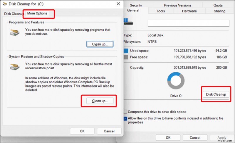 How to Resolve Low Disk Space Issues When Nothing Seemingly Takes Up Space on Windows