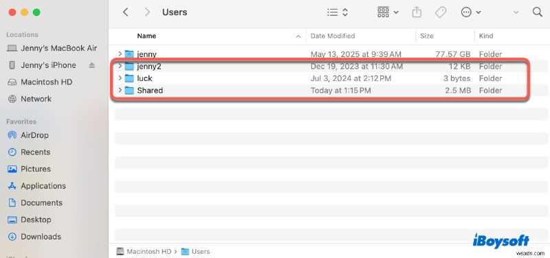 Understanding and Managing  Other Users & Shared  Storage on macOS