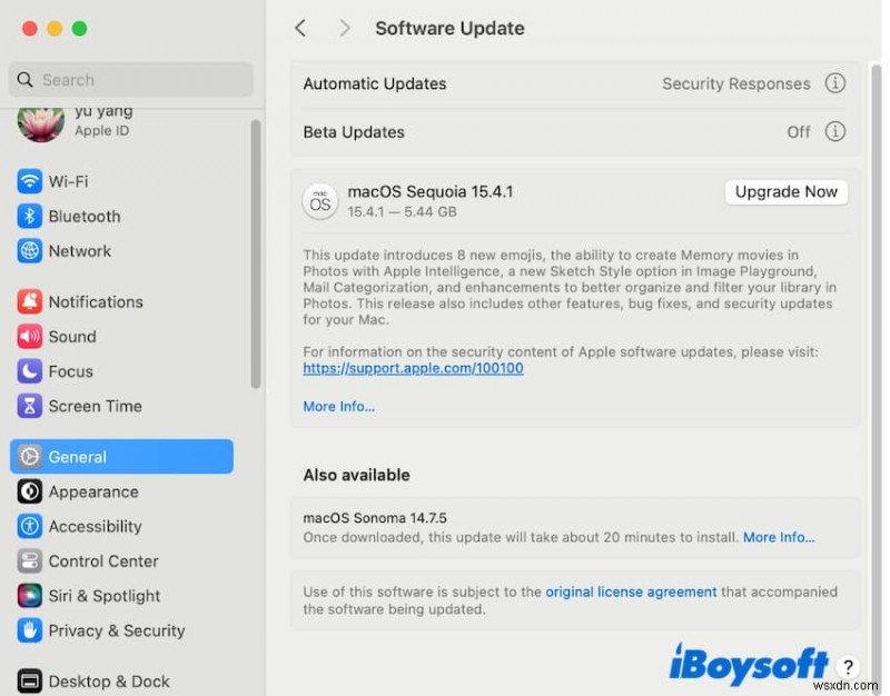 How to Fix MacBook Pro/Air Upgrade Failure to macOS Sequoia 15.4