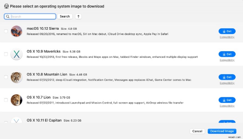 Download Legacy macOS Versions Without the App Store – Direct Links