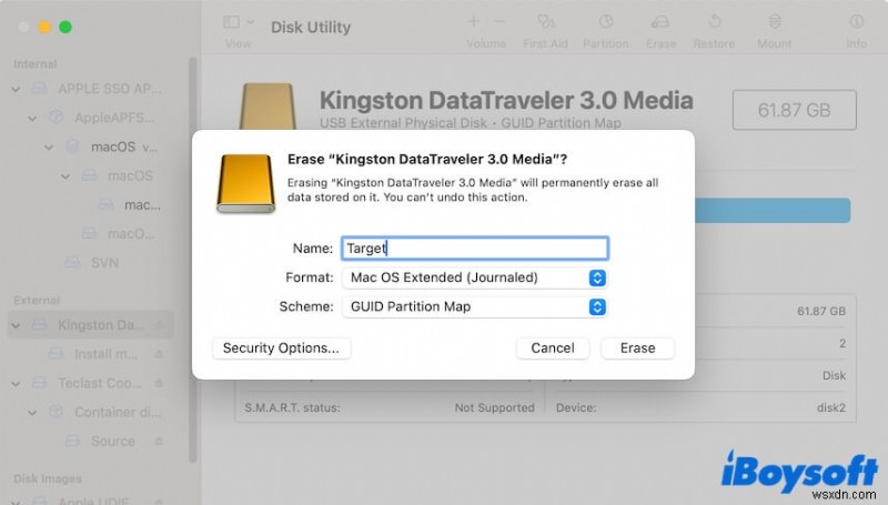 How to Resolve the  Copy of the Installer App Failed  Error When Creating a macOS USB Installer