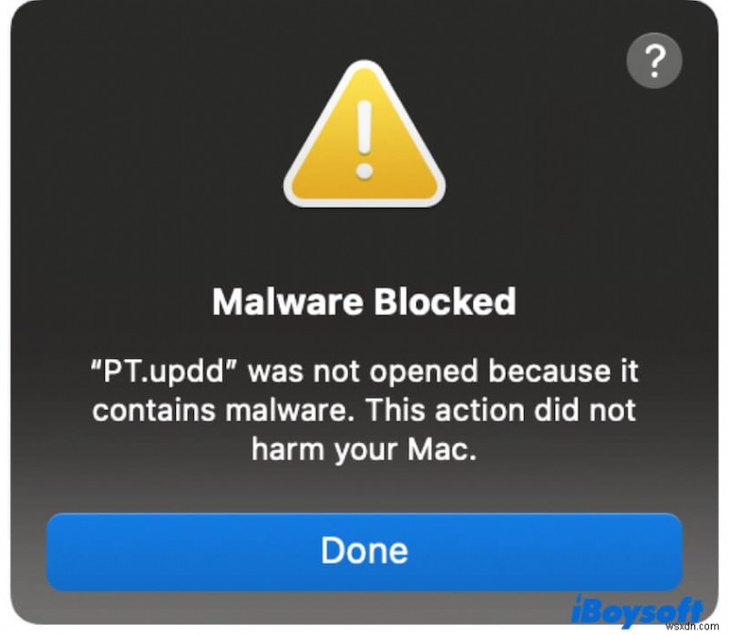 Quickly Remove the Persistent  PT.updd  Malware Alert on macOS