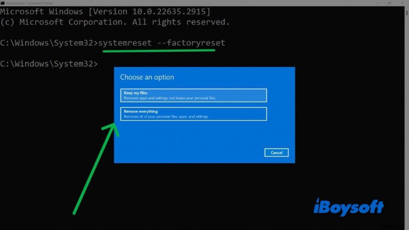 Safely Factory Reset Windows 10/11 While Preserving Your Files