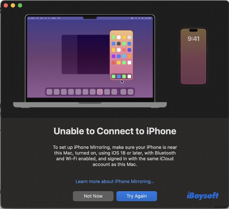 Resolve iPhone Mirroring on macOS Sequoia – Quick Fix Guide