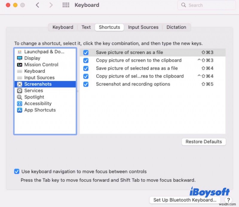 How to Restore Command + Shift + 4 Screenshot Shortcut on Mac