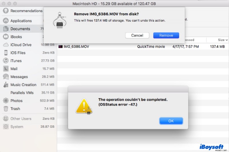 How to Resolve OSStatus Errors 34, 47, and 22 on macOS: Quick Fixes Explained