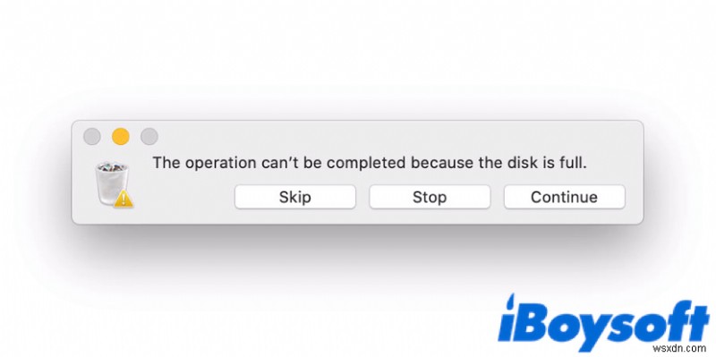How to Resolve the Disk Full Error on Your Mac – Quick Fix Guide