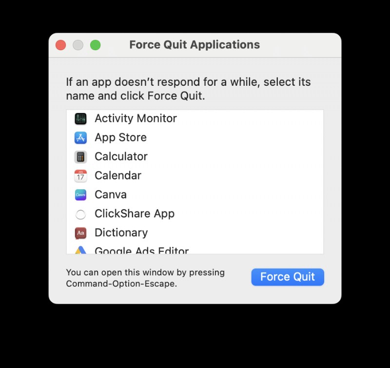 How to Force Quit a Frozen Mac App Quickly & Safely
