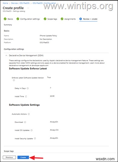 Step-by-Step Guide to Setting Up a DDM Update Policy for iOS Devices in Microsoft Intune